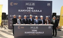 Başkan Altay Yeni Kamyon Garajı’nın Temelini Attı