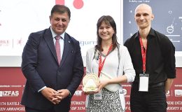 Uluslararası Değişik Doğal Taş Tasarım Yarışması’nın kazananları belli oldu Genç tasarımcılara ödüllerini Başkan Cemil Tugay verdi